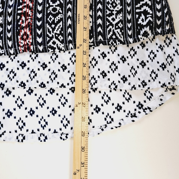 Women's Blouse Shirt Top Tank Sleeveless Krista Lee Print Embroidery Boho Rayon - Picture 12 of 13